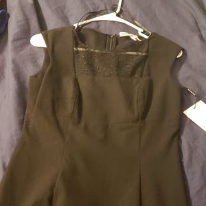 Womans Calvin Klein black dress